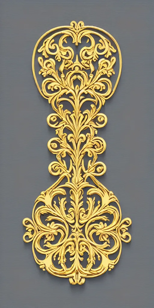 Image similar to https://media.discordapp.net/attachments/1005627368985067550/1006622841485148290/seamless_3D_baroque_gold_pattern_Beautiful_dynamic_shadows__gold_and_pearls_symmetrical_rococo_elements_damask_Artstation_ve_-H_1024_-C_12.0_-n_9_-i_-s_150_-S_3168135737_ts-1660067986_idx-7.png seamless 3D baroque gold pattern, Beautiful dynamic shadows , gold and pearls, symmetrical, rococo elements, damask, Artstation, versace pattern, supersharp, no blur, sharp focus, insanely detailed and intricate, Octane render,8K