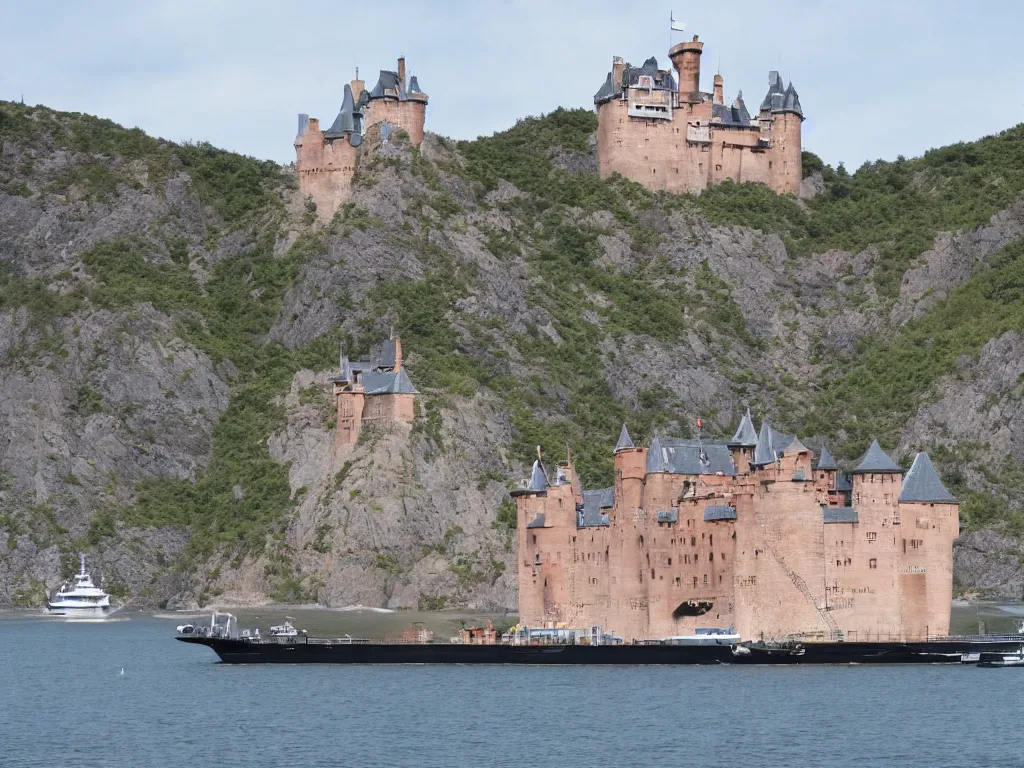 Image similar to a castle on the ship