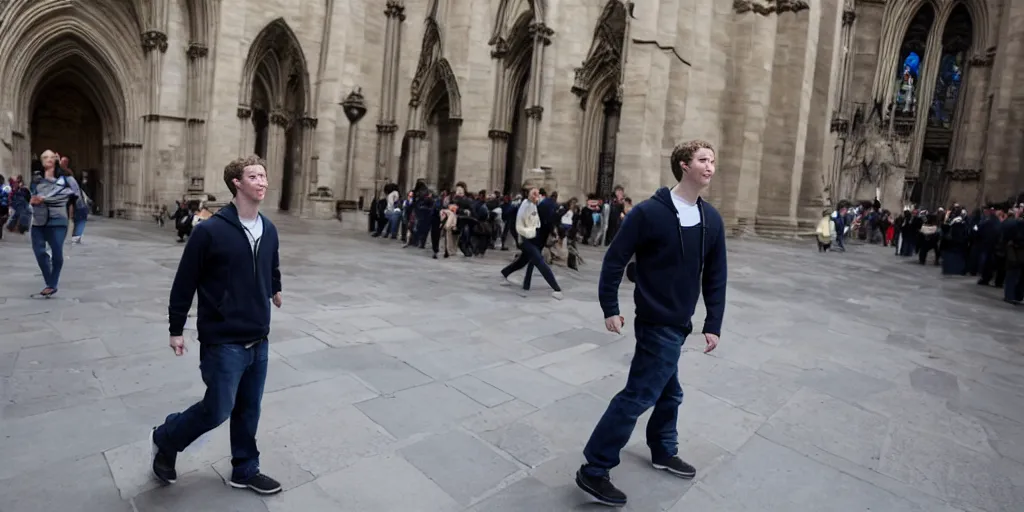 Image similar to mark zuckerberg as the hunchback of notre dame