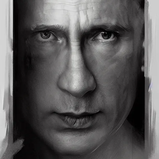 Prompt: vladimir putin in front of a mirror, admiring his own reflection, white lighting, digital art by ruan jia and mandy jurgens and artgerm, highly detailed, trending on artstation, award winning,