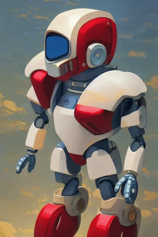 Image similar to metabots medabots medarotto medarot robot minimalist comics helmet mask neon cybereye, behance hd by jesper ejsing, by rhads, makoto shinkai and lois van baarle, ilya kuvshinov, rossdraws global illumination ray tracing hdr radiating a glowing aura