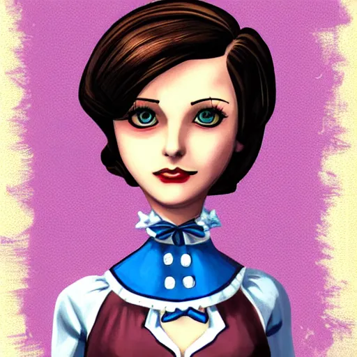 Image similar to Elizabeth from Bioshock Infinite