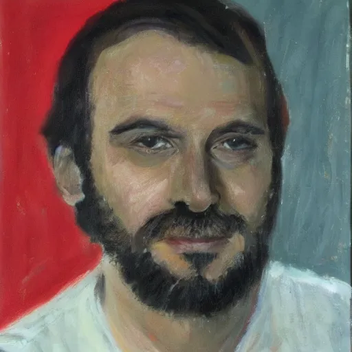 Prompt: portrait of oren leventar