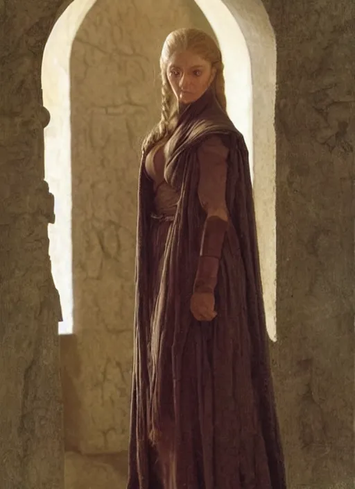 Prompt: jean marsh in game of thrones, bouguereau