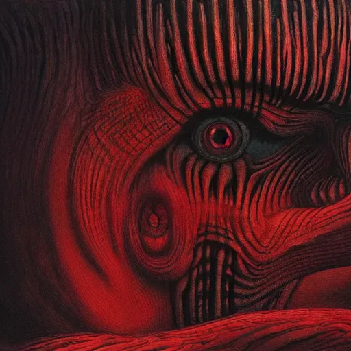 Image similar to tomie by junji ito in the style of zdzisław beksiński and h.r. giger, oil on canvas, intricately detailed artwork, full 8k high quality resolution, recently just found unknown masterpiece, renaissance painting, photorealism, 8k high detail, Sigma 85 mm f 1.4, Studio Light, Studio Ghibli, jacek yerka, alex gray, zdzisław beksiński, dariusz zawadzki, jeffrey smith and h.r. giger, oil on canvas, 8k highly professionally detailed, trending on artstation