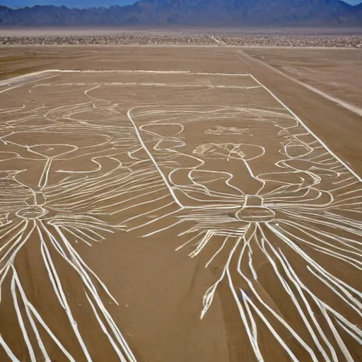 Image similar to nazca lines