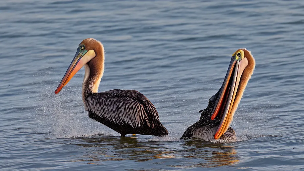 Image similar to wildlife photography, a brown pelican, gliding across the beach front on Stewart beach Galveston at sunset, award winning photography