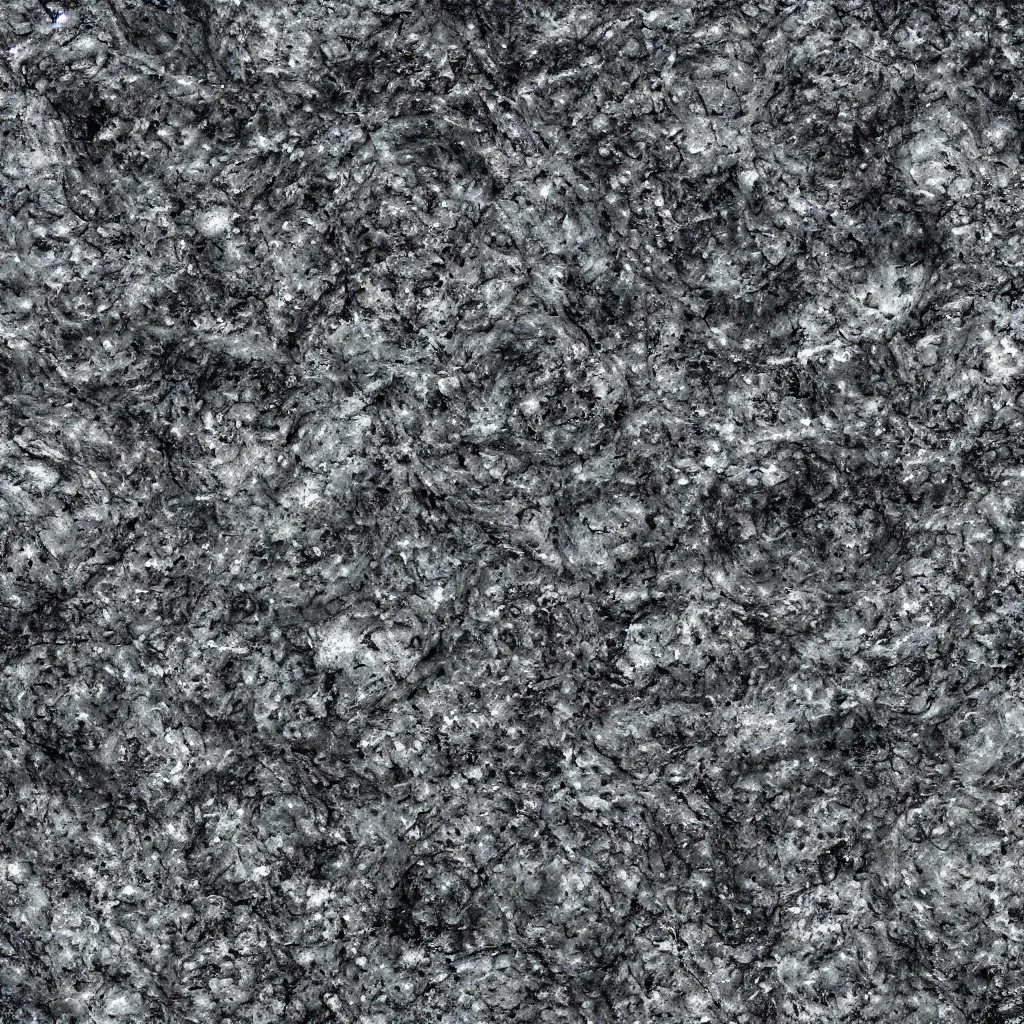 Image similar to a close up view of a granite surface, a computer rendering by jasper johns, polycount, postminimalism, polycount, vray, physically based rendering