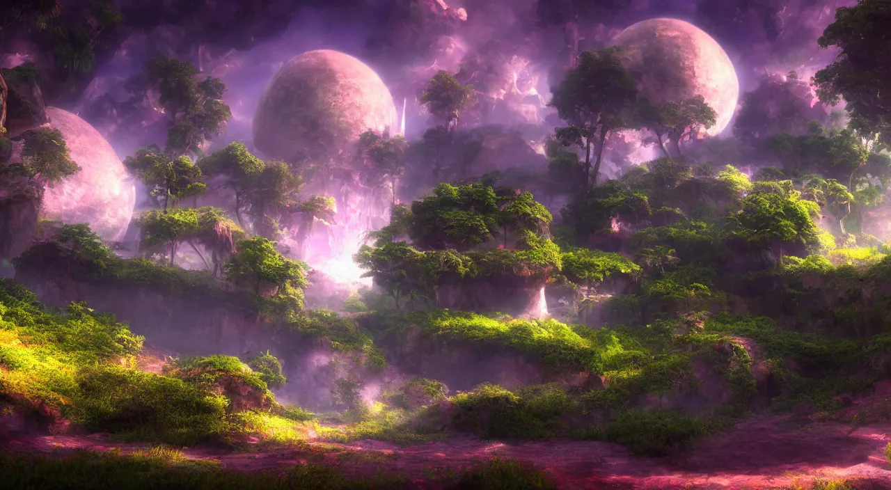 a nostalgic lucid dream world landscape, dreamcore. 8k, Stable Diffusion