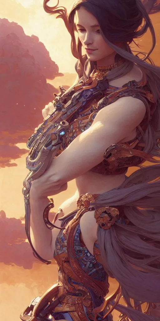 Image similar to destiny, intricate, highly detailed, digital painting, artstation, concept art, smooth, sharp focus, illustration, Unreal Engine 5, 8K, art by artgerm and greg rutkowski and alphonse mucha, by Jesper Ejsing, by RHADS, Makoto Shinkai and Lois van baarle, ilya kuvshinov, rossdraws