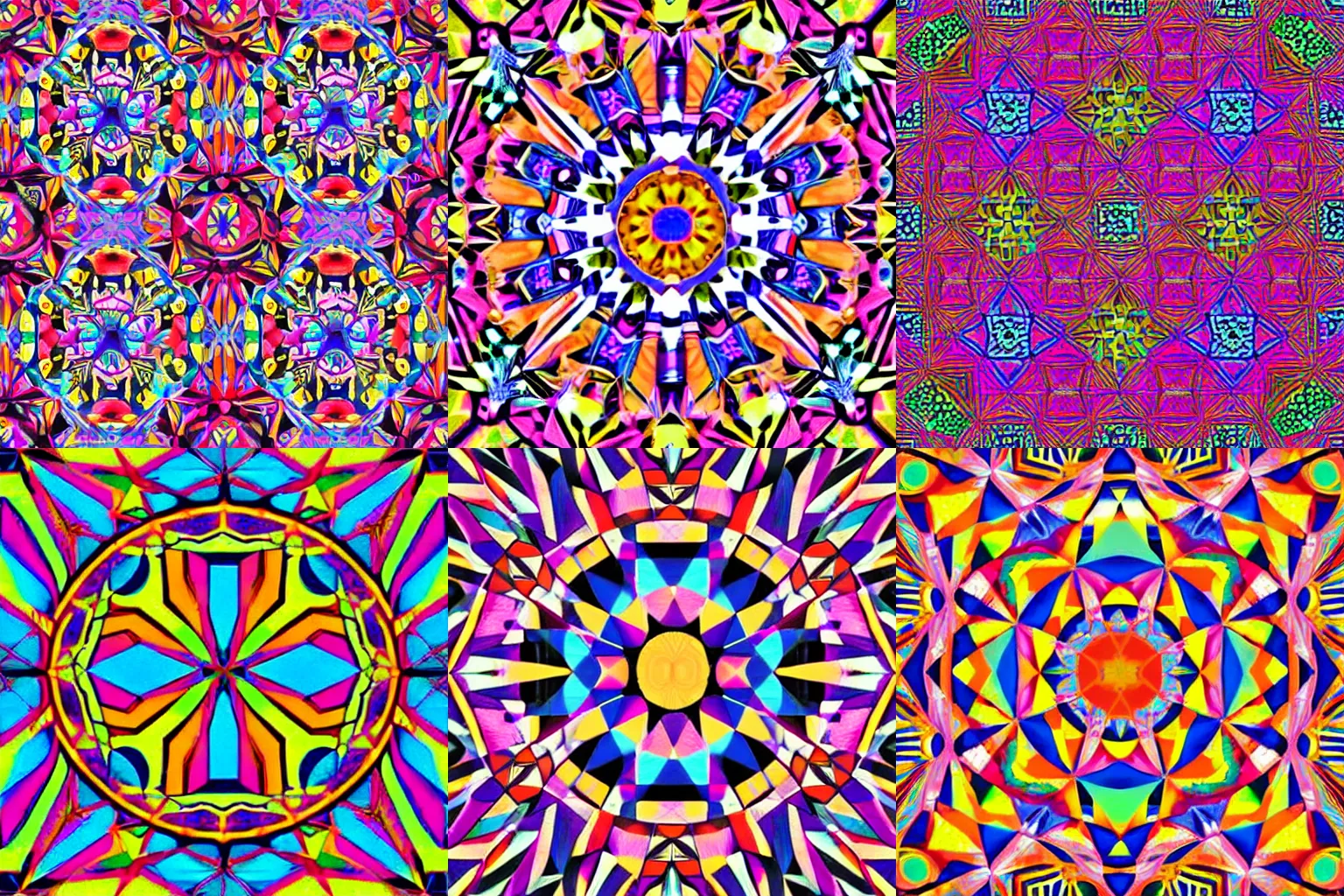 Prompt: geometric psychedelic maximalism