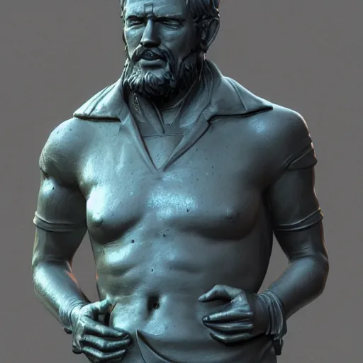 Image similar to portrait of russia bronze statue, reflect, 8 k uhd, unreal engine, octane render in the artstyle of finnian macmanus, john park and greg rutkowski