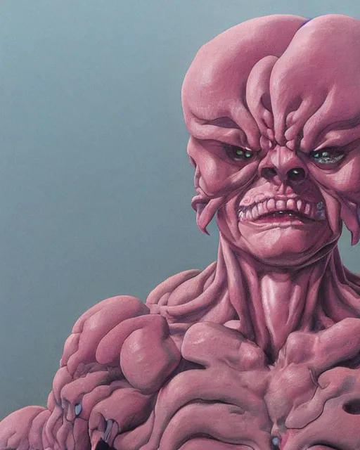 Image similar to portrait of stand from jojo bizzare adventure painted by hirohiko araki and zdislav beksinski and wayne barlowe and greg rutkowski