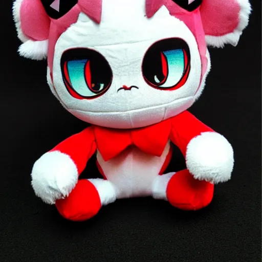 Image similar to cute chibi fumo plush of the party bruiser who deals out unimaginable DPS