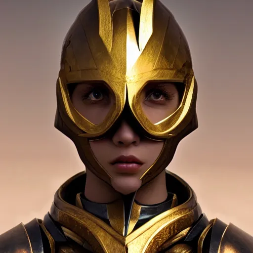 Image similar to stunning bust of a beautiful female knight, but as an anthropomorphic female dragon, well designed robot dragon head, sharp claws, HD octane render, epic cinematography, fantasy, Artstation, Deviantart, Furaffinity