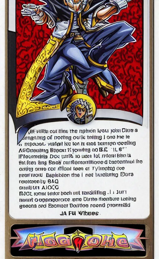 Image similar to the front of a trading card, high details, high resolution, yugioh style