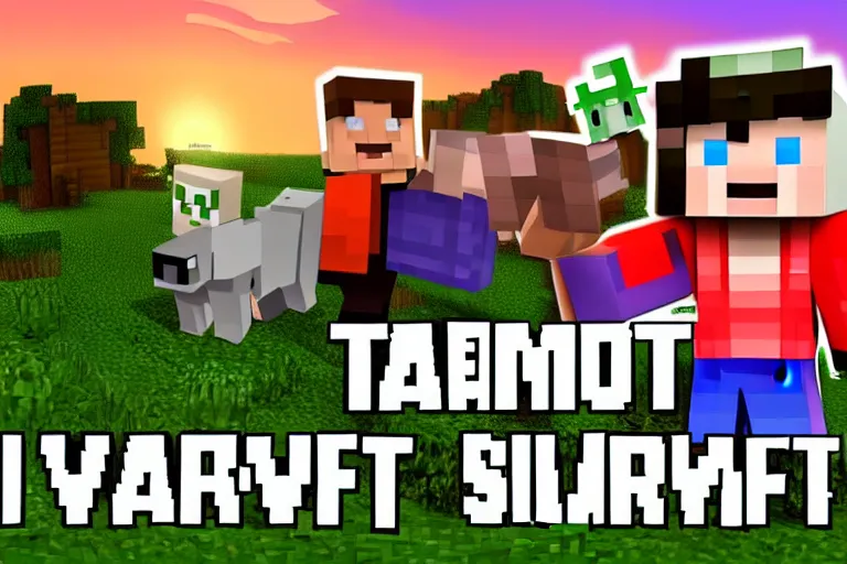 Image similar to 2 4 hours minecraft survival on 1 heart youtube thumbnail mrbeast