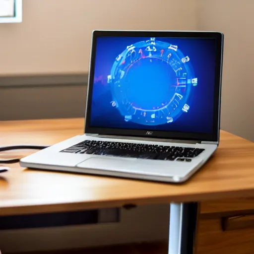 Prompt: photo of a computer on a desk ( 2 0 1 6 ). realistic, highly - detailed, award - winning, sharp focus