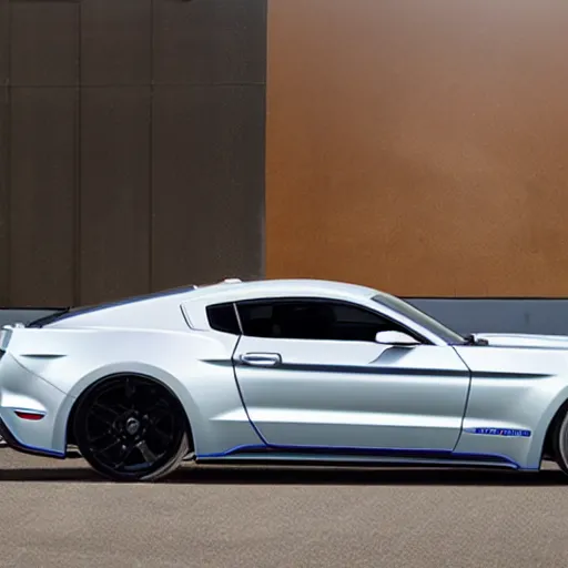 Prompt: hybrid car concept dallas challenger mixed with ford mustang