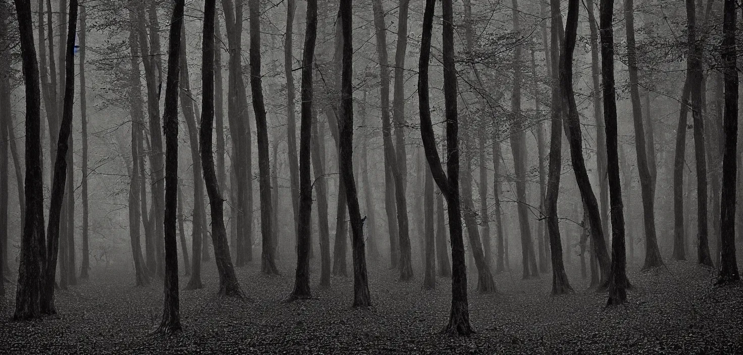 Prompt: dark forest by johns geoff