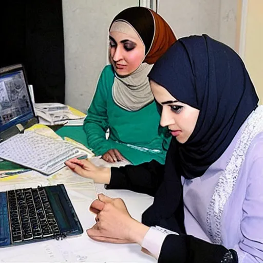 Prompt: “Iranian women engineer”