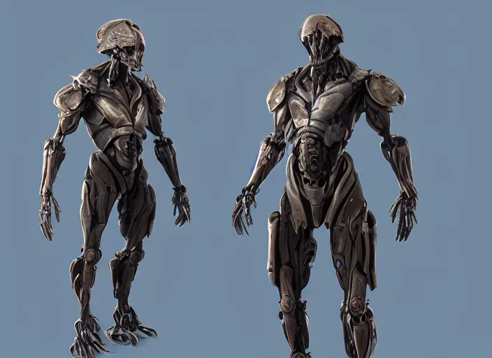 Image similar to humanoid concept in the future, artstation, unreal engine 8k