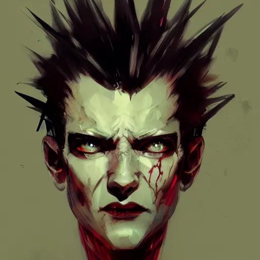 Image similar to realistic portrait of hisoka, dramatic lighting, illustration by Greg rutkowski, yoji shinkawa, 4k, digital art, concept art, trending on artstation