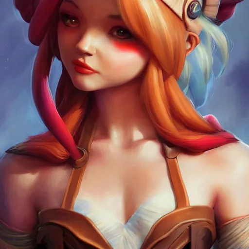 Image similar to alisa gray and dove cameron combined as kidd from chrono cross, fantasy, portrait, highly detailed, waist up, low camera angle, digital painting, trending on artstation, concept art, sharp focus, illustration, art by artgerm and greg rutkowski and magali villeneuve