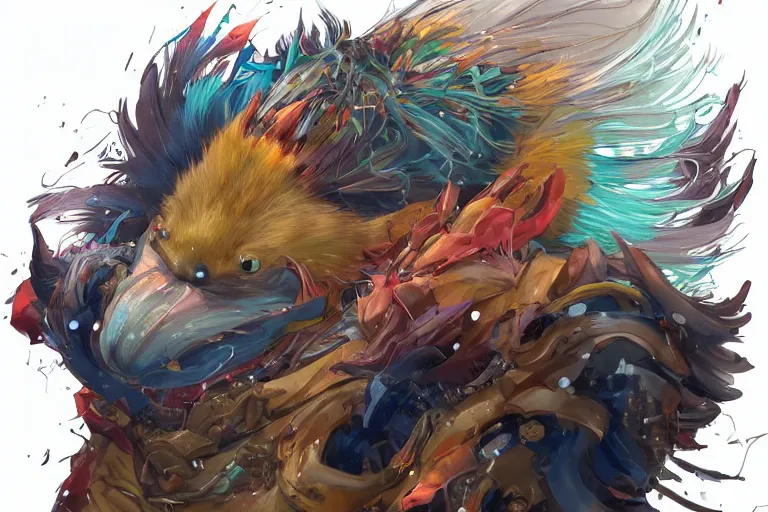 Prompt: maximalist intimidating rodent, trending on pixiv fanbox, painted by makoto shinkai takashi takeuchi studio ghibli, akihiko yoshida, yoshitaka amano, wangechi mutu, clean cel shaded vector art. shutterstock. behance hd by lois van baarle, artgerm, helen huang, rossdraws, illustration