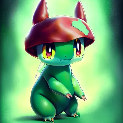 Prompt: Pokemon Bulbasaur portrait Pixar style by Artgerm and Tom Bagshaw