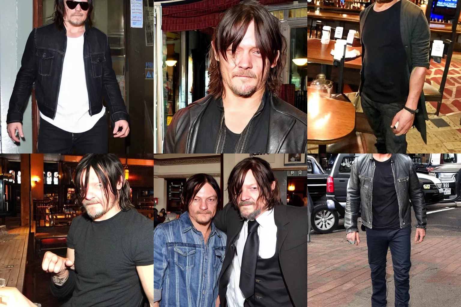 Prompt: Norman reedus at fleet wetherspoons