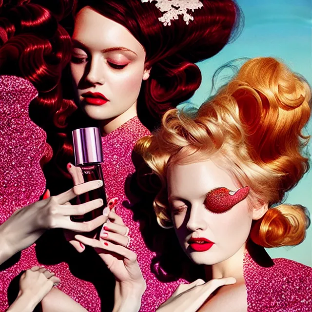 Image similar to fragrance advertising campaign by alex prager detailed, intricate