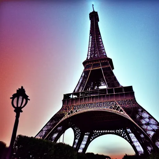 Prompt: spaceship eiffel tower