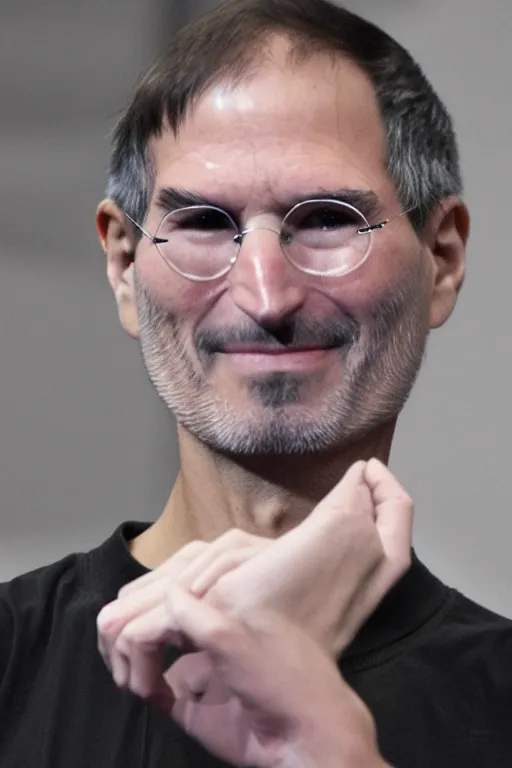 Prompt: if steve jobs is an anime girl