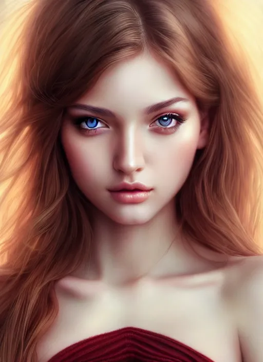 Prompt: a gorgeous female photo, professionally retouched, soft lighting, half body shot, realistic, smooth face, perfect eyes, symmetrical, wide angle, sharp focus on eyes, 8 k high definition, insanely detailed, intricate, elegant, art by artgerm, snow