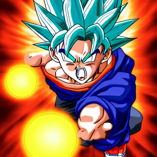 Image similar to a portrait of Goku juggling the Dragon Balls, photorealistic, award winning photo, sharp, high resolution