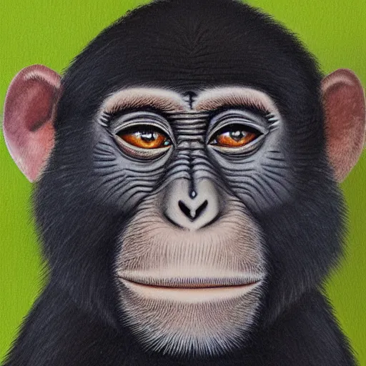 Image similar to monkey portrait