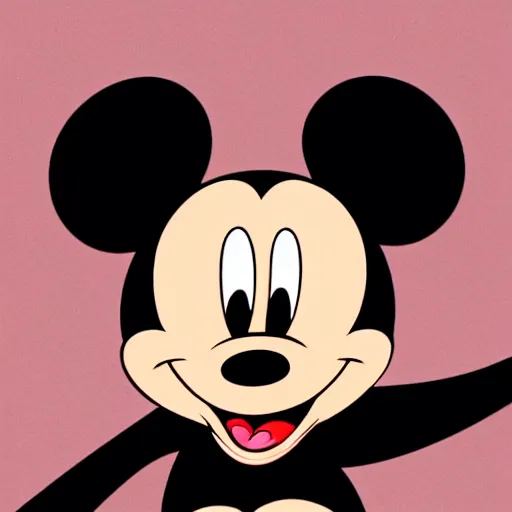 Image similar to mickey mouse the grim reaper, the symbol of death and horror, mickey mouse looking deadly 8 k