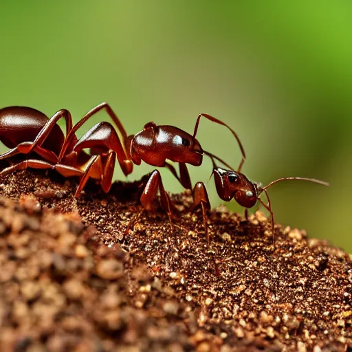 Image similar to an anthill but all the ants are tigers realistic