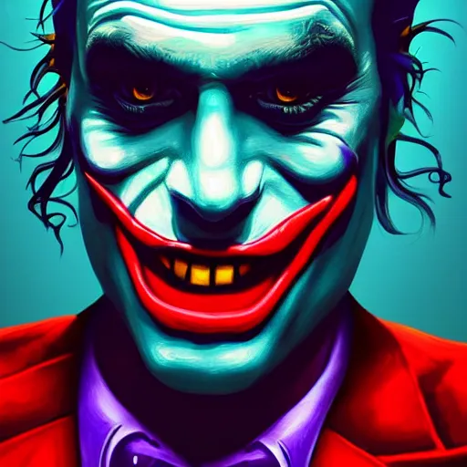 Image similar to an extremely psychedelic portrait of kany west as the joker, surreal, lsd, face, detailed, intricate, elegant, lithe, highly detailed, digital painting, artstation, concept art, smooth, sharp focus, illustration,