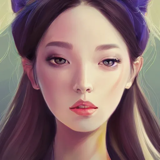 Prompt: portrait by rossdraws, digital art