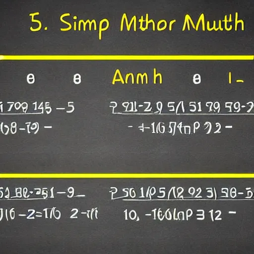 Prompt: simple math problem