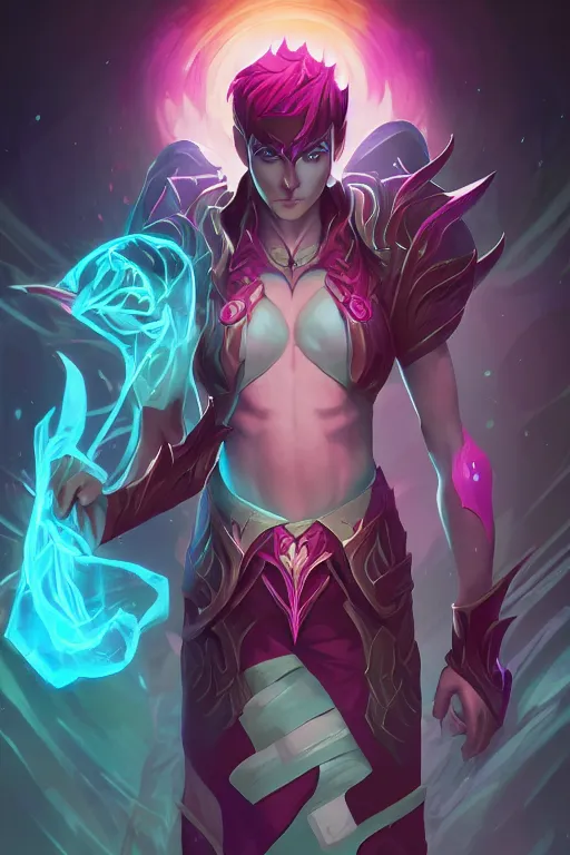 Prompt: varus league of legends wild rift hero champions arcane magic digital painting bioluminance alena aenami artworks in 4 k design by lois van baarle by sung choi by john kirby artgerm style pascal blanche and magali villeneuve mage fighter assassin