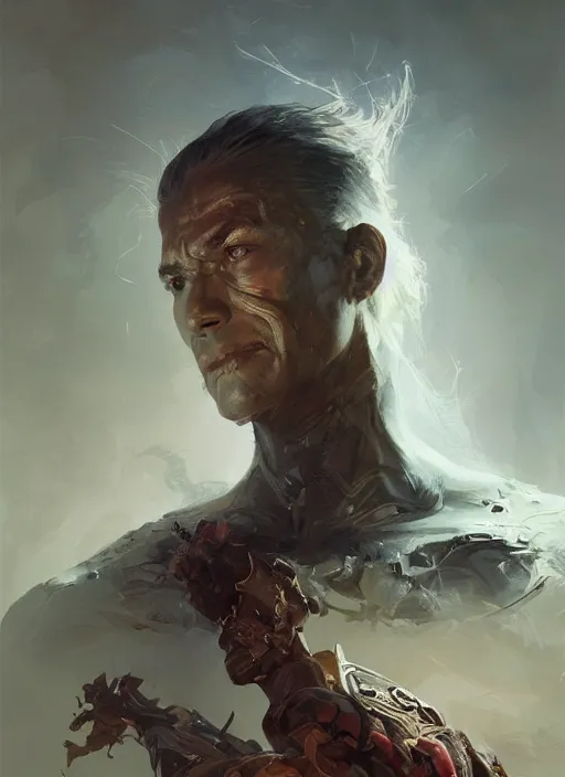 Image similar to Portrait of Homelander, marvel comics, dark, intricate, highly detailed, smooth, artstation, digital illustration by Ruan Jia and Mandy Jurgens and Artgerm and Wayne Barlowe and Greg Rutkowski and Frank Frazetta