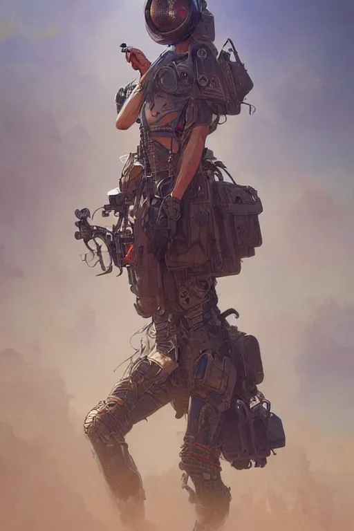 Image similar to ultra realistic illustration desert storm, hacknaut cyberpunk, sci - fi, fantasy, intricate, elegant, highly detailed, digital painting, artstation, concept art, smooth, sharp focus, illustration, art by artgerm and greg rutkowski and alphonse mucha