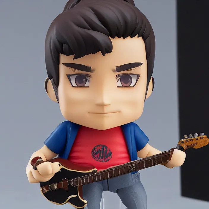 Prompt: John Mayer, An anime Nendoroid of John Mayer, figurine, detailed product photo