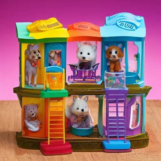 Image similar to a scooby doo themed calico critters set