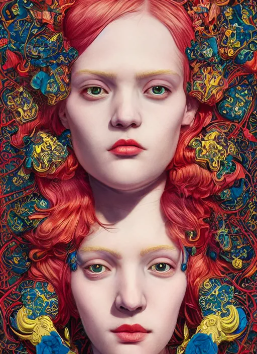 Prompt: fashion portrait :: by Martine Johanna and Simon Stålenhag and Chie Yoshii and Casey Weldon and Guillermo del toro :: ornate, dynamic, particulate, rich colors, intricate, harper's bazaar, elegant, highly detailed, centered, artstation, smooth, sharp focus, octane render, 3d