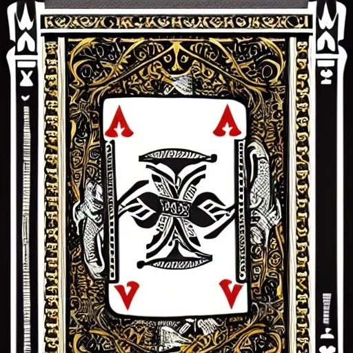 Prompt: high quality photo of a secret playing card, realism, 8k, award winning photo