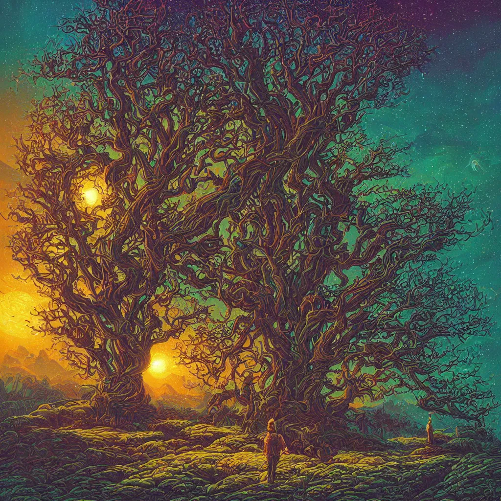 Image similar to tree by Dan Mumford and Paul lehr